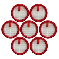 7 Piece Filter Red Plastic Micro-Woven Cotton Filter HEPA Filter Cotton For Puppyoo T10 Pro Wireless Vacuum Cleaner