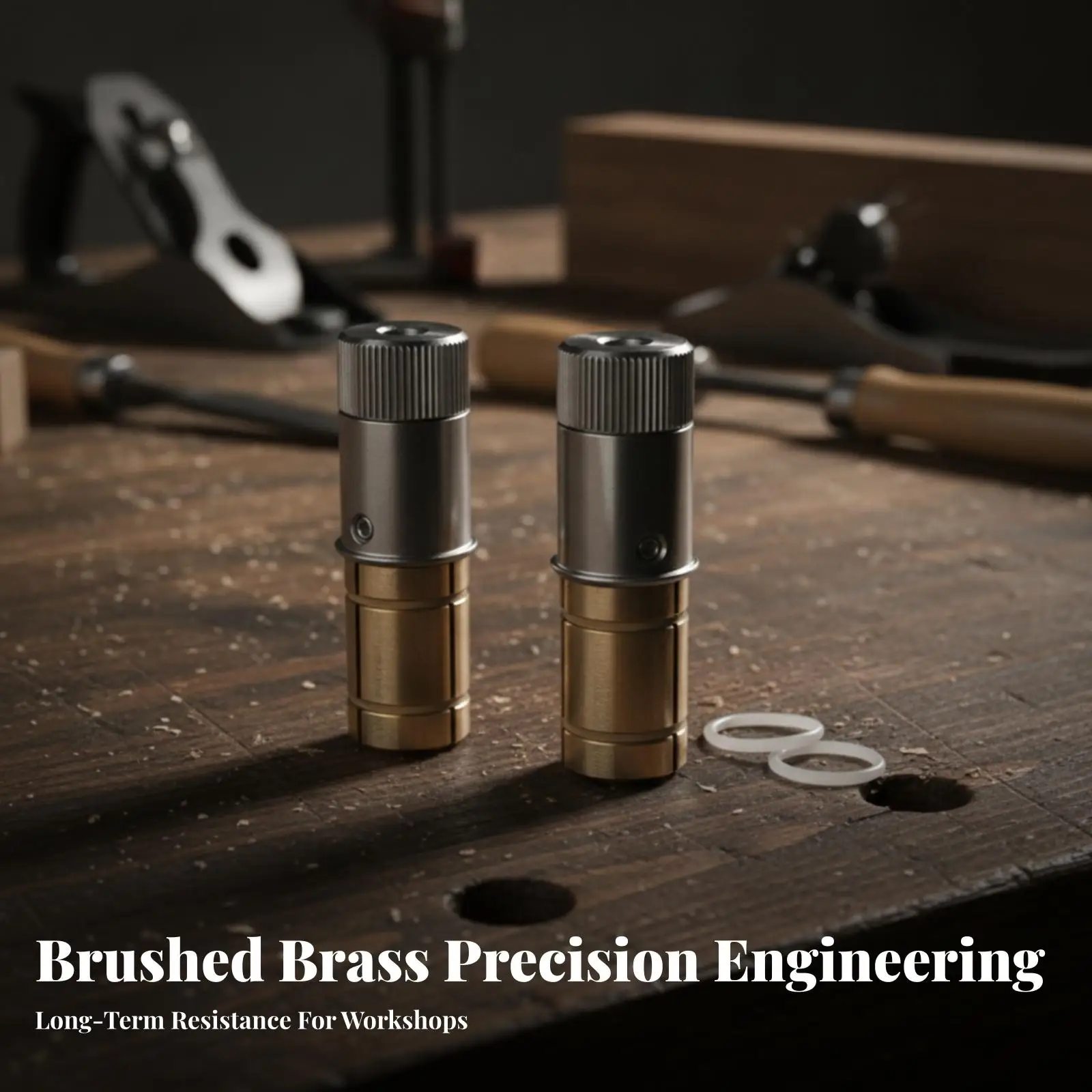 Workbench Table Clamp Locking Pin for Carpentry Bench 19-20mm Holes Expansion Clamp Stainless Steel Brass Three Sided