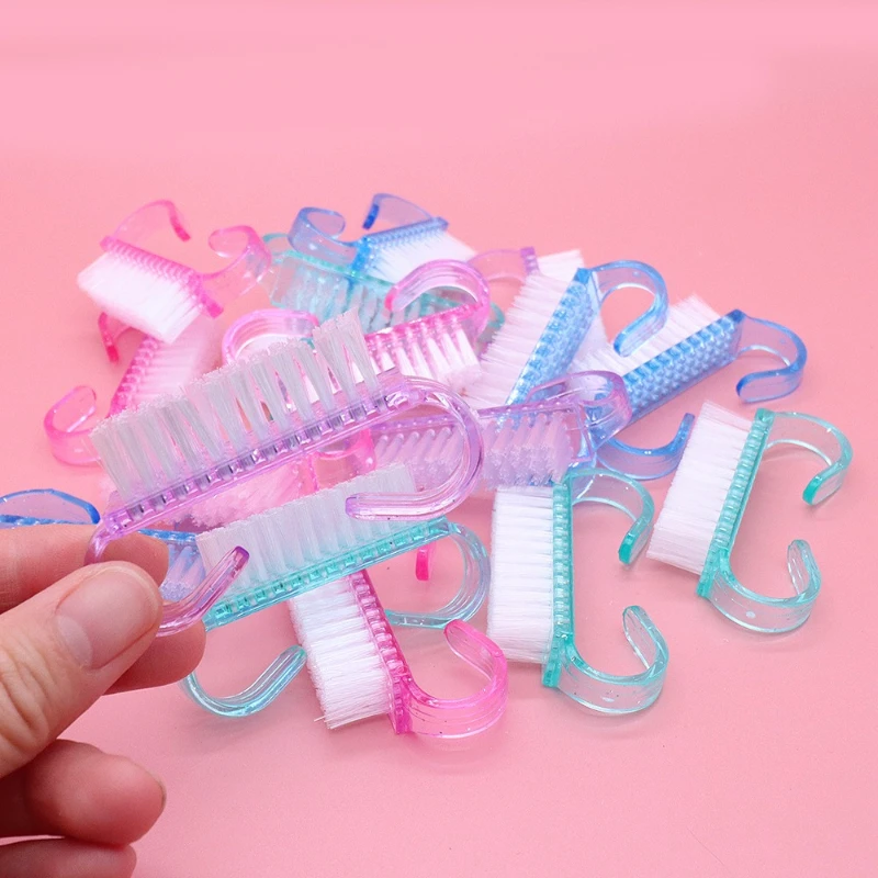 Transparent Glitter, Croissant Brush, Cleaning Brush, Small Dust Brush, Dust Removal, Manicure Tool Multicolor Optional