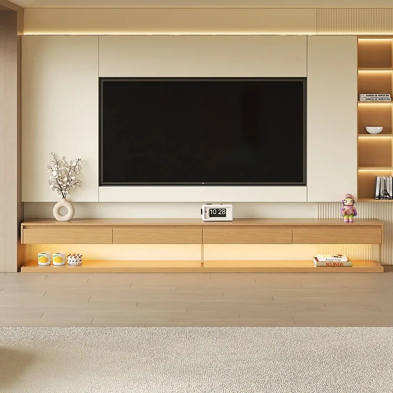 Modern Nordic Tv Stand Beauty Storage Trendy Organizer Tv Stand Design Wooden Living Room Meubles Tv De Salon Murale Furniture