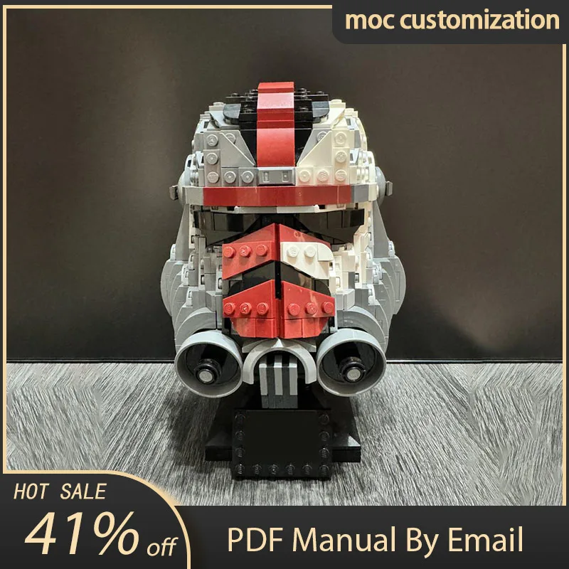 

839 шт. Moc Star Battle Bad Batch-HUNTER шлемы модель строительные блоки кирпичи Diy образование сборка игрушки для детей подарок на день рождения
