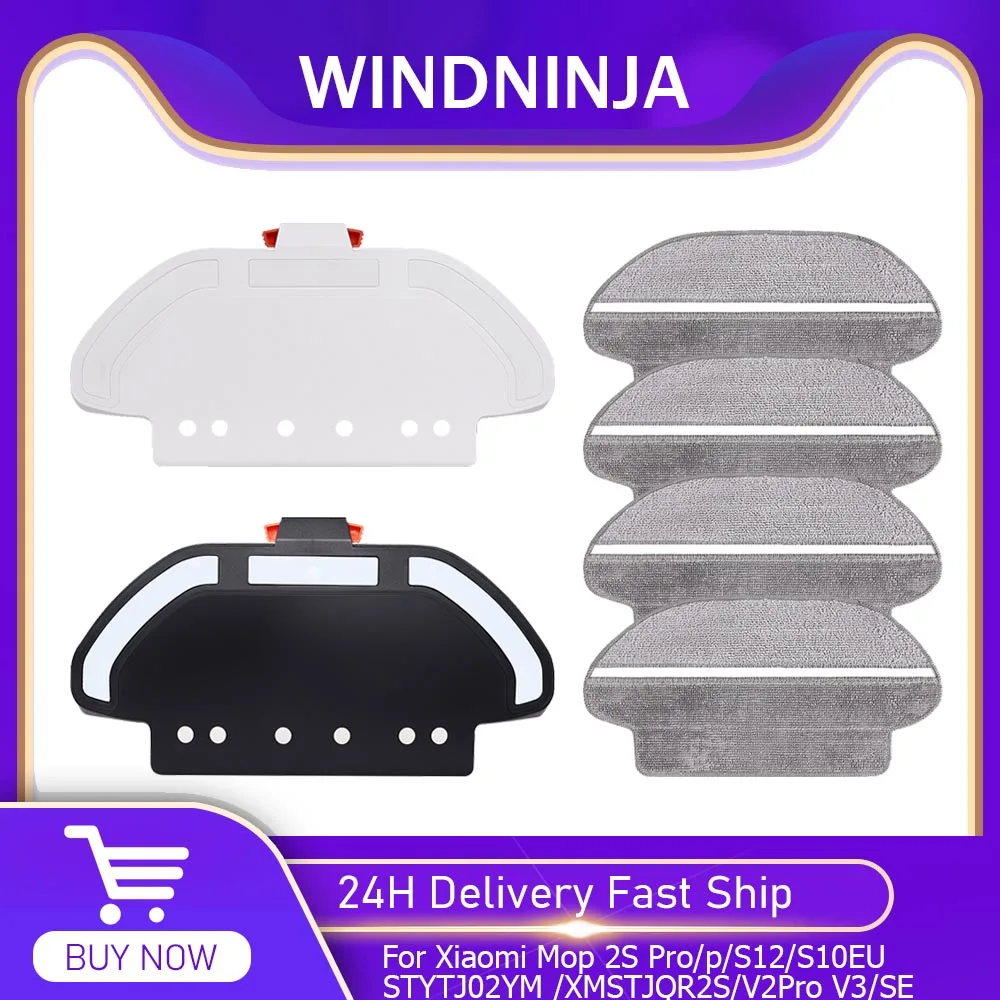 Xiaomi Mop 2S/ Pro/ P/ S12/ S10EU/ STYTJ02YM /XMSTJQR2S/V2Pro V3/SE 진공 청소기 액세서리 용 걸레 스탠드/걸레 걸레 홀더 부품