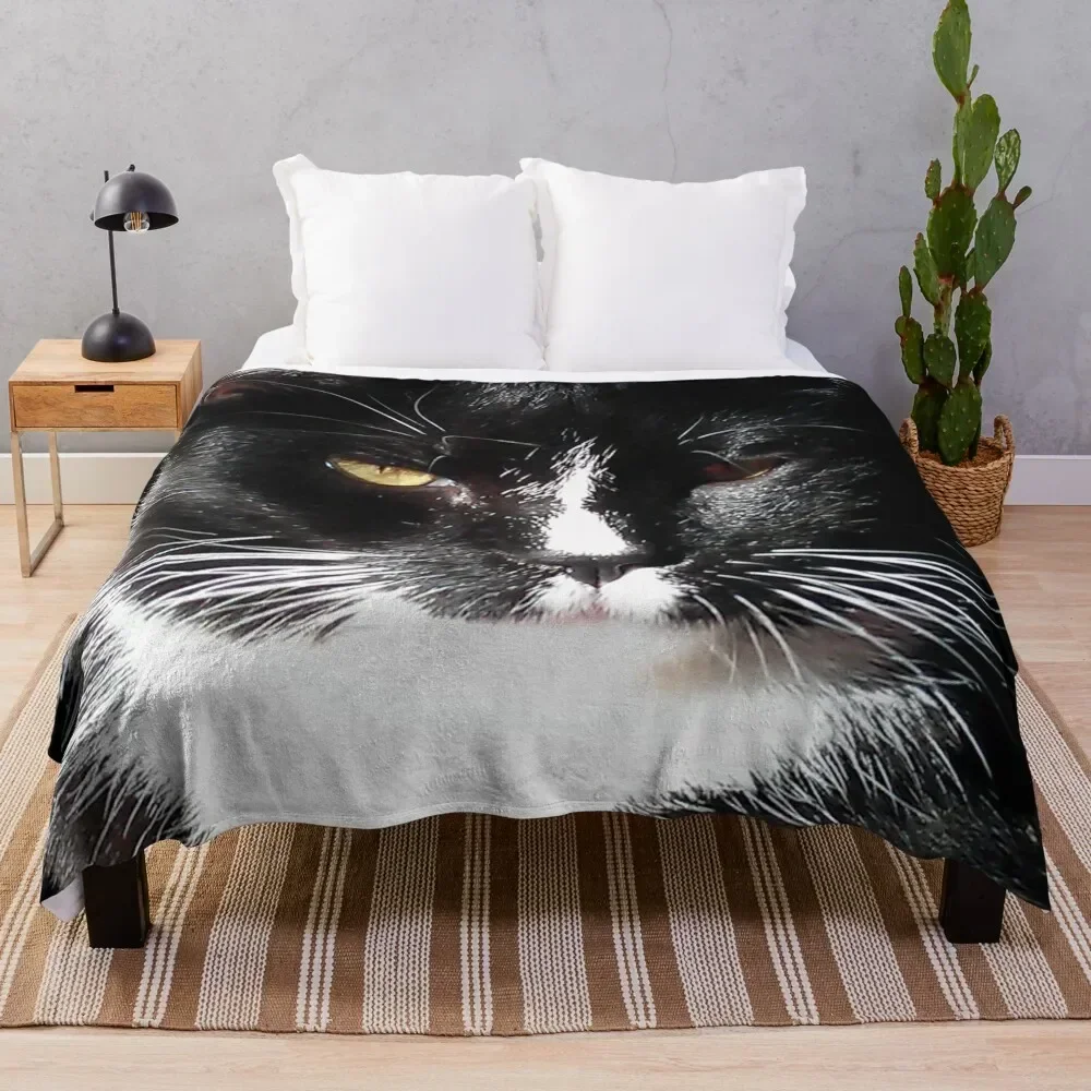 

Tuxedo Cat Throw Blanket For Baby Blankets For Baby Decorative Beds Blankets