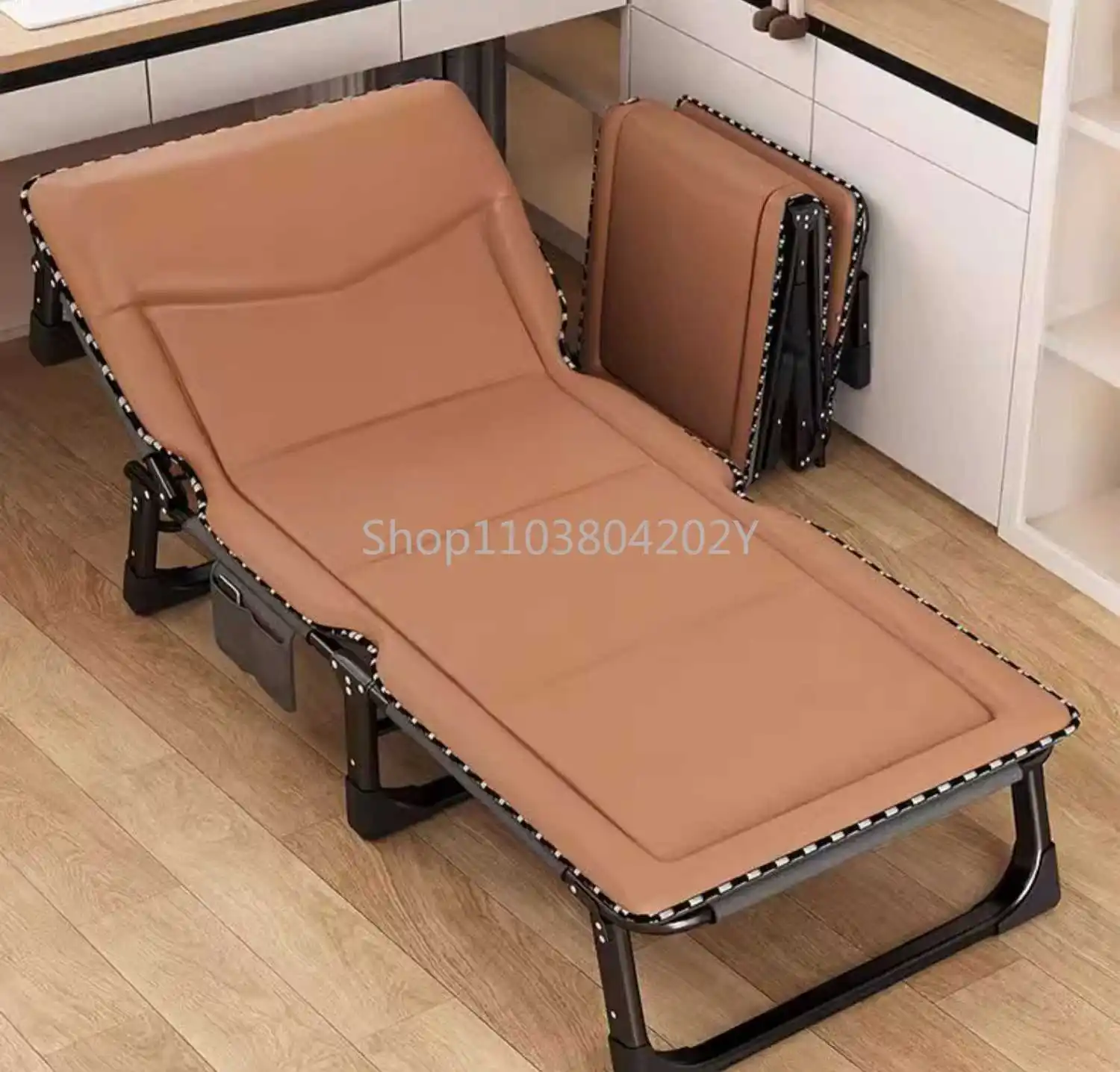 

Folding Bed Single Bed Office Lunch Break Simple Recliner Accompanying Portable