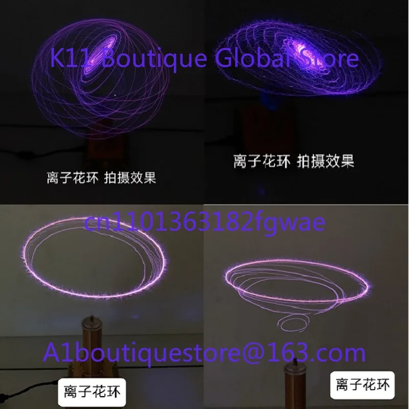 Music Tesla coil, plasma speaker, air lighting, ion windmill wreath, technology gifts