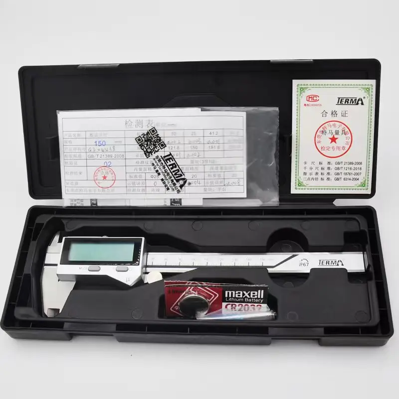 High Precision Electronic Digital Caliper, 0.001mm Resolution with 3 Decimal Display for Accurate Measurement