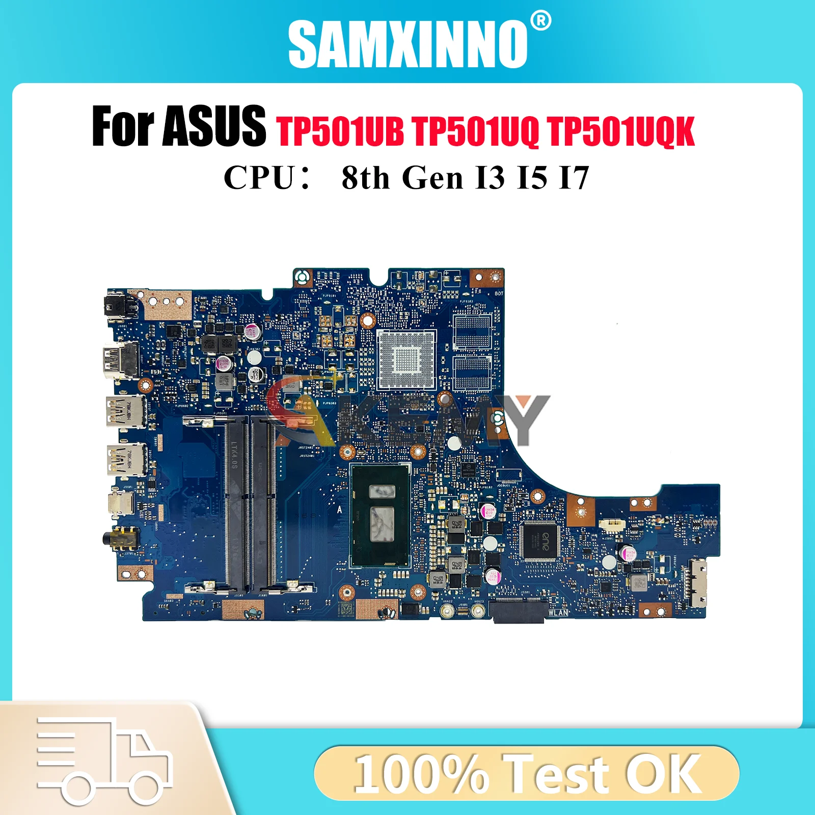 

TP510UA Материнская плата для ноутбука ASUS VivoBook Flip TP510U TP510UQ TP510UF TP510UAR Материнская плата для ноутбука с процессором I3 I5 I7