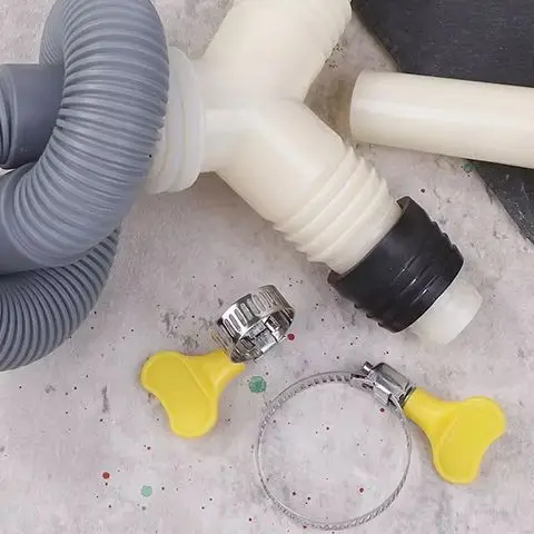 

2025 Drain Tee Adapter for Washer Dryer with Extended Drain Hose Home Drainage System Tool New And Improved