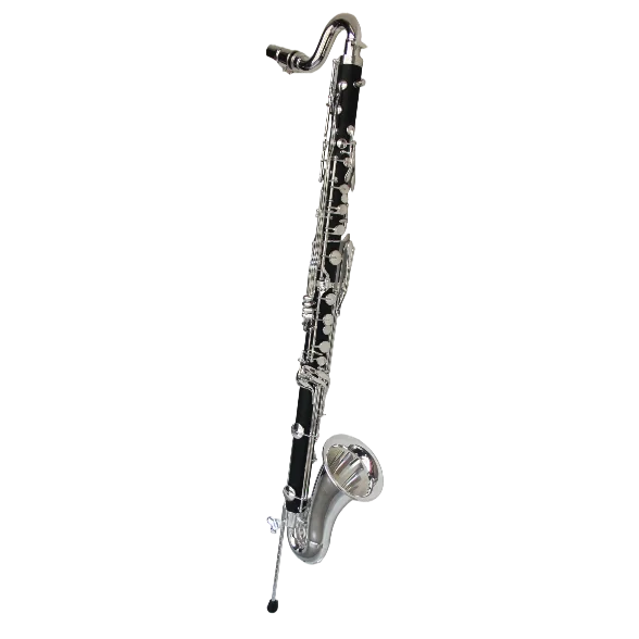 Professional 17-Key High-Pitched Clarinet Nickel-Plated Bakelite With Eb Tone