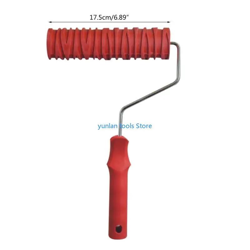 50 7 polegadas rolos relevo Tool Tool Tool Diy Grilhando Ferramentas Decoração Parede Para Pintura