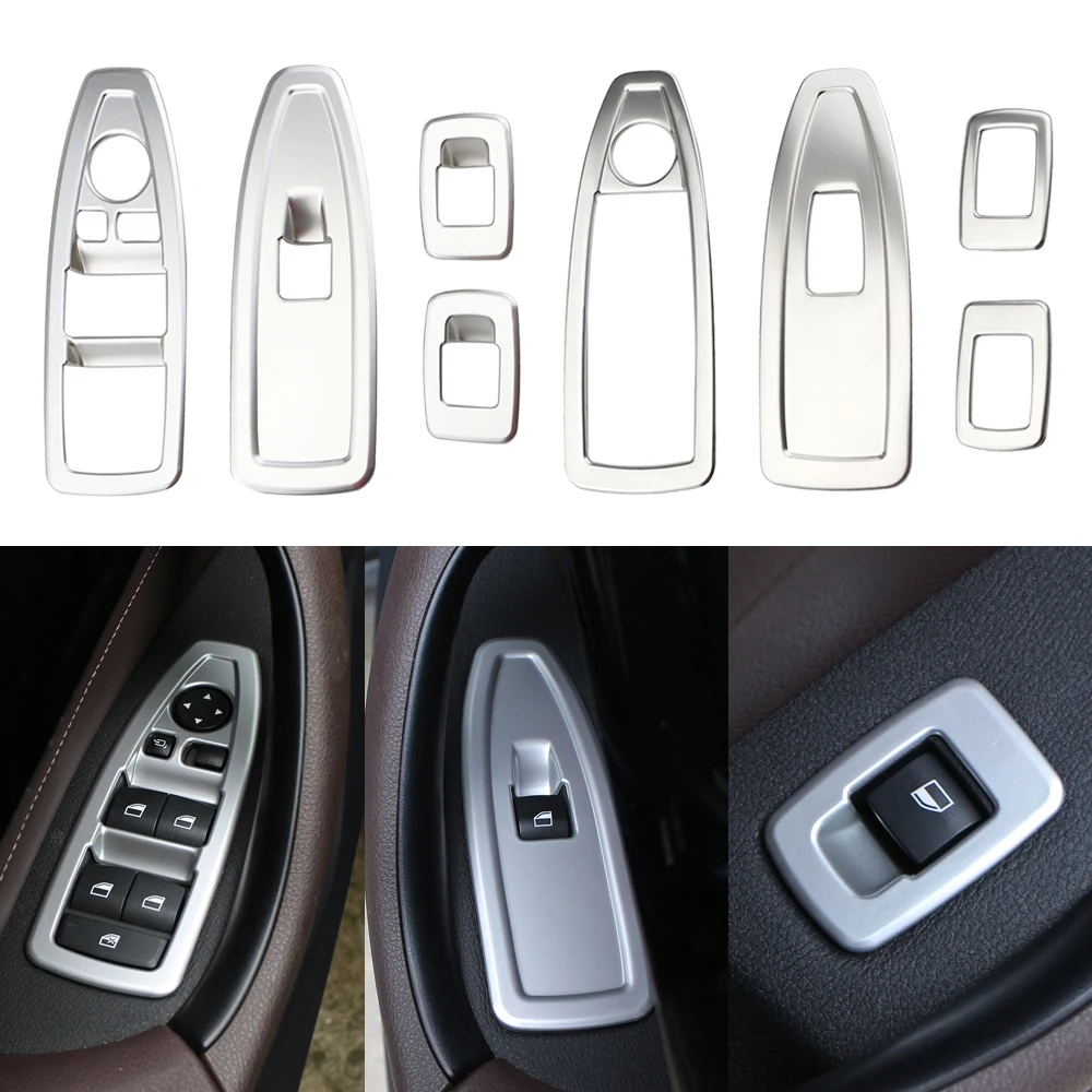 Для BMW X1 F48 2016-2022 220i 25i 25le LHD панель переключателя подъема окна, декоративная наклейка, аксессуары для интерьера