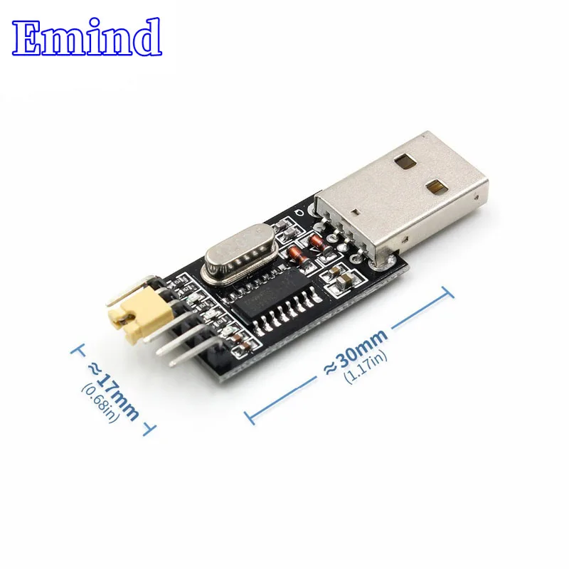 3/10/20/50/100Pcs CH340G USB To TTL Brush Board Module STC MCU Download Cable Can Be Used As Downloader And Debugging Interface