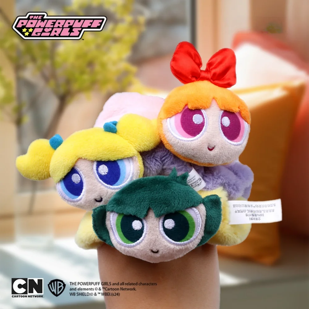 Genuine The Powerpuff Girls Holder Elastic Hair Bands Cartoon Scrunchies Hairband Leagues Headband Gifts for Women Girls