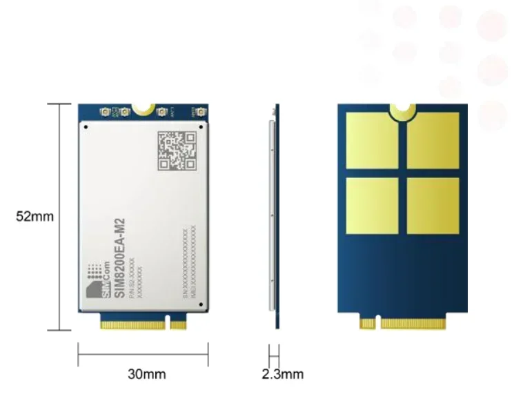 ใหม่ SIM8380G-M2 SIMCOM 5G โมดูล mmwave 5G NR/LTE-FDD/LTE-TDD /hspa + โมดูล NSA/SA Sub 6G SIM8380