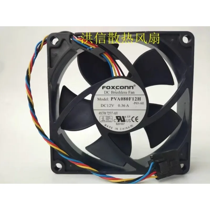 Original New Cooler Fan for FOXCONN PVA080F12H 12V 0.36A Dell OptiPlex990 Fan 725Y7