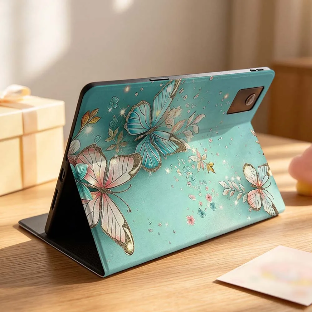 Luxury Flower Skull For Lenovo Idea Tab K10 M10 P11 P12 Xiaoxin Pad Pro GT Plus 10.6 11 11.1 inch 2025 Folding Tablet Case