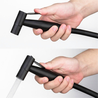 Bathroom Bidet Sprayer Self Cleaning Shower Bidet Sprayer Bidet Faucets Stainless Steel Bidet Toilet Hand Spray Black Silver