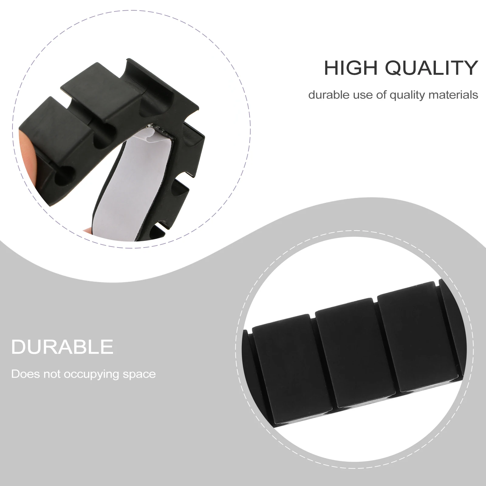 

5 Pcs Data Cable Fixer Management Accessories Holders Organizer Desktop Wire for Plastic Cord Clips