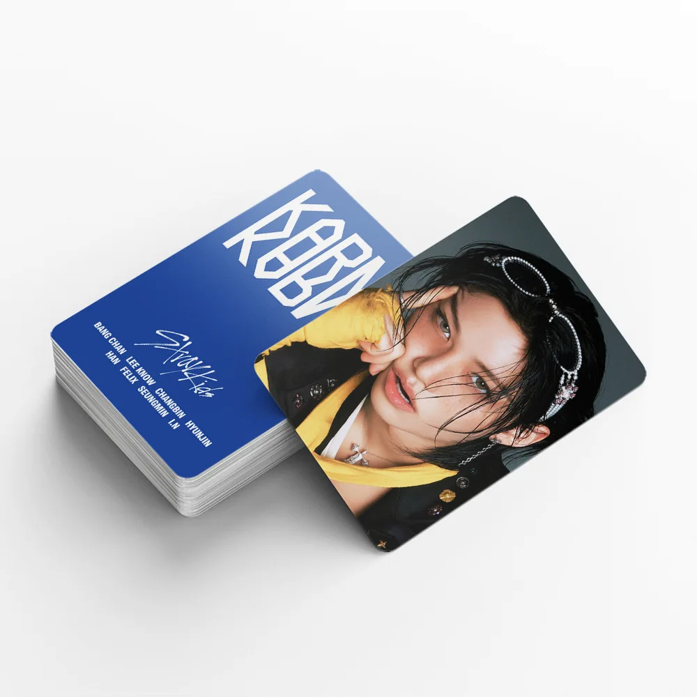 60 + 32 stks/set Verdwaalde Kinderen kleine kaart album Karma perifere fotokaart SKZOO sticker LOMO collectie kaart postkaart gift