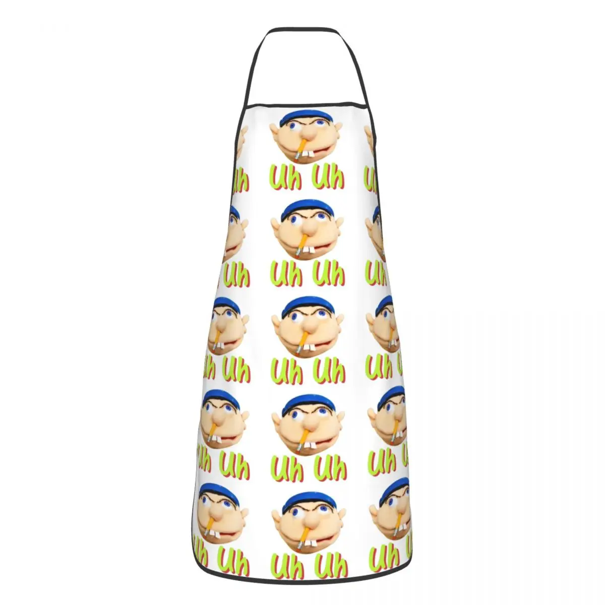 Jeffy I Hate Green Beans Aprons Chef Cooking Tablier Sleeveless Bib Kitchen Cleaning Pinafore for Women Men Painting