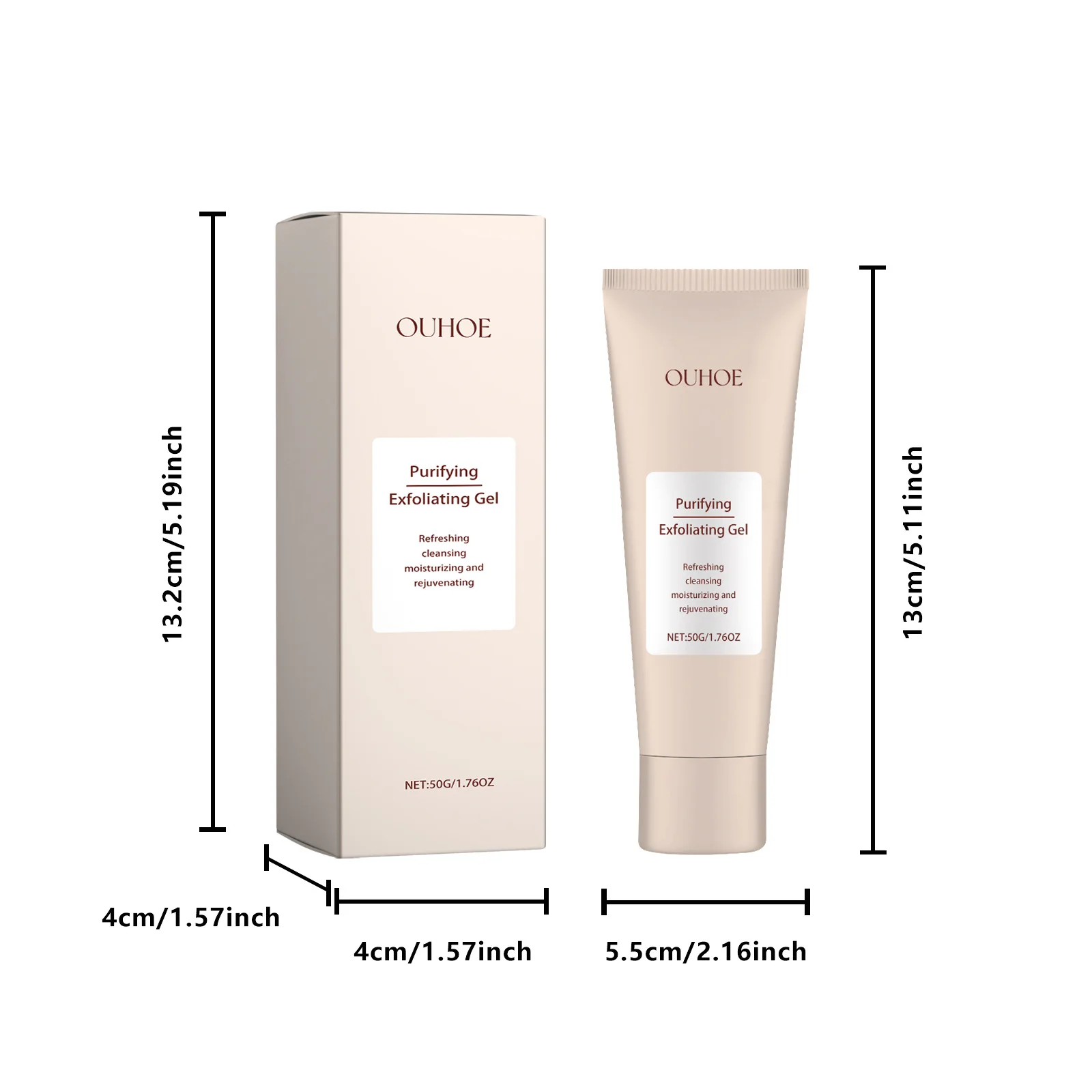 Exfoliating scrubs for removing dead skin, facial and body exfoliating cleansers, pore-cleansing gels, and moisturizing creams. view 6