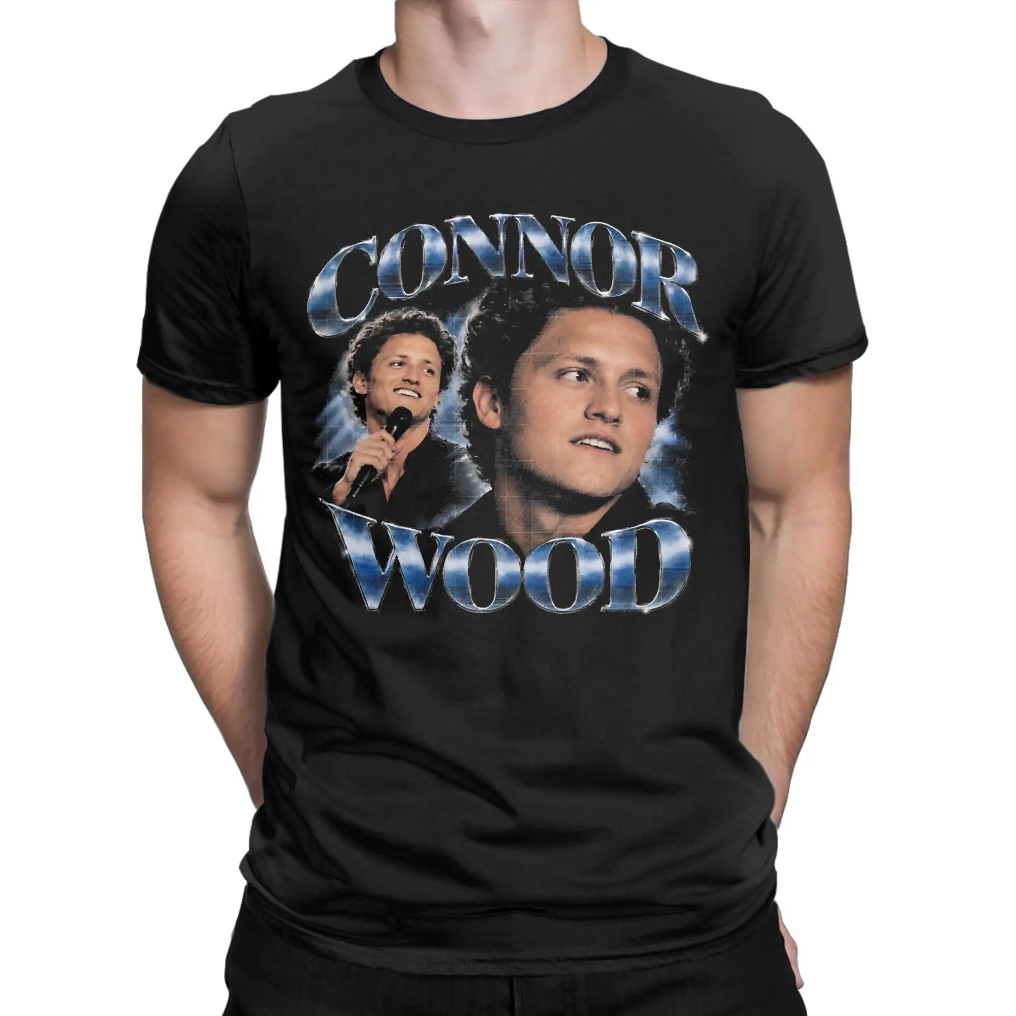 Connor Wood  T-Shirts Men Women  Leisure Pure Cotton Tees Crew Neck Short Sleeve T Shirts 6XL Tops