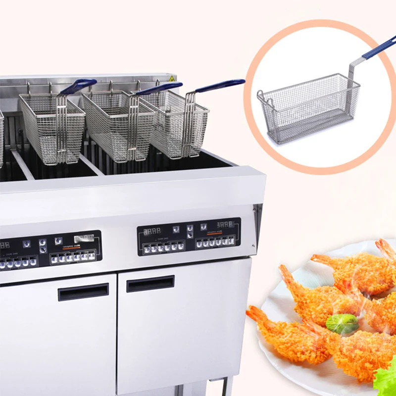 

Computer Electric Deep Fryer With Oil Filter Machine for Sale