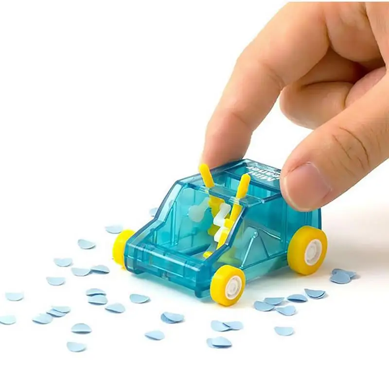 

Mini Car Table Dust Cleaning Trolley Keyboard Desktop Dust Cleaner Confetti Pencil Eraser Dust Sweeper Office Desk Set Kids Toys