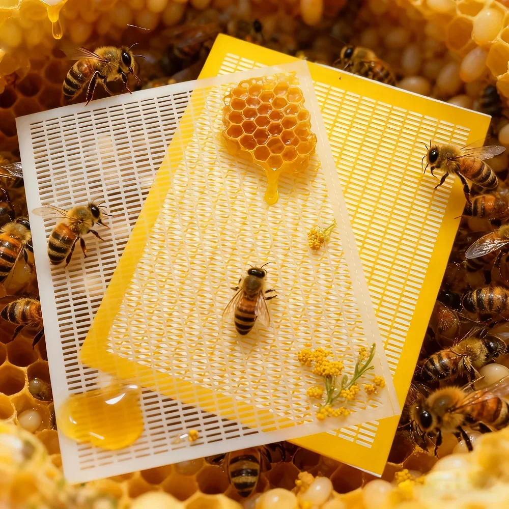 1Pc Plastic Mesh Beekeeping Queen Excluder Frame Bee Queen Barrier Anti-escape Separation Trapping Net Grid Tool Separated Board