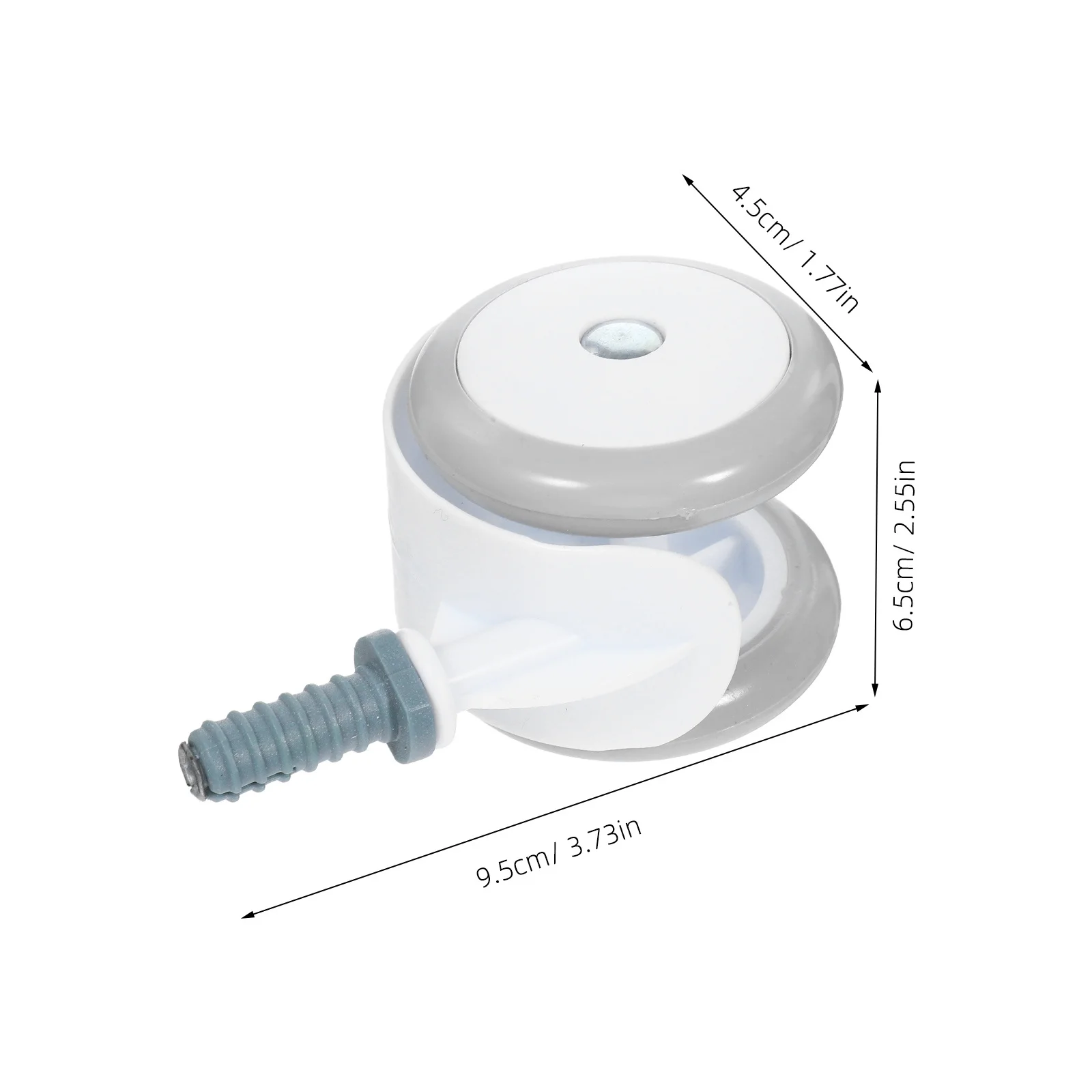 4 قطعة عجلات صامتة 10 مللي متر عجلة مشاية أطفال عالمية استبدال عجلات دوارة غير معدنية لعربات المشي