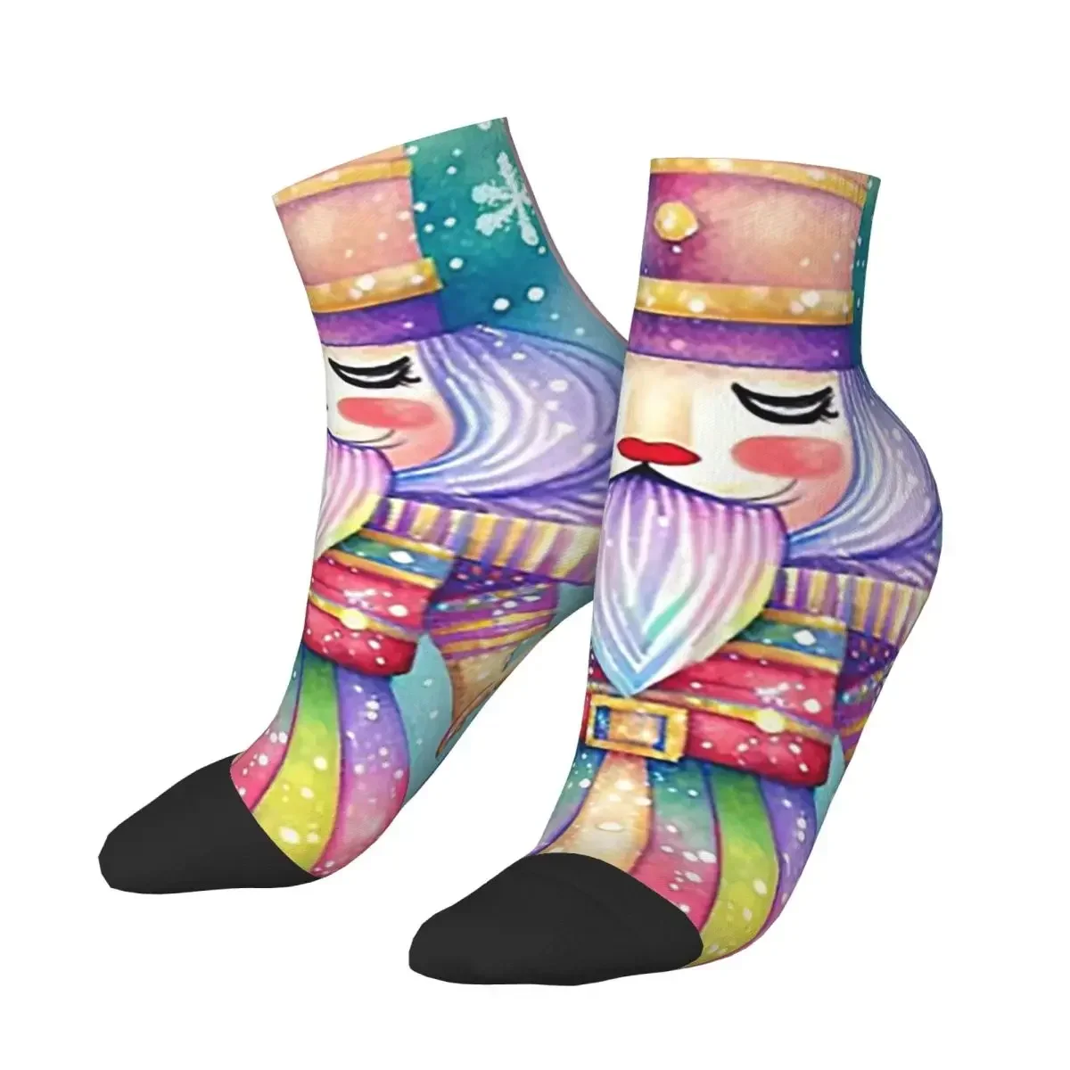 Christmas Nutcracker  Socks Harajuku High Quality Stockings All Season Socks Accessories for Unisex Birthday Present