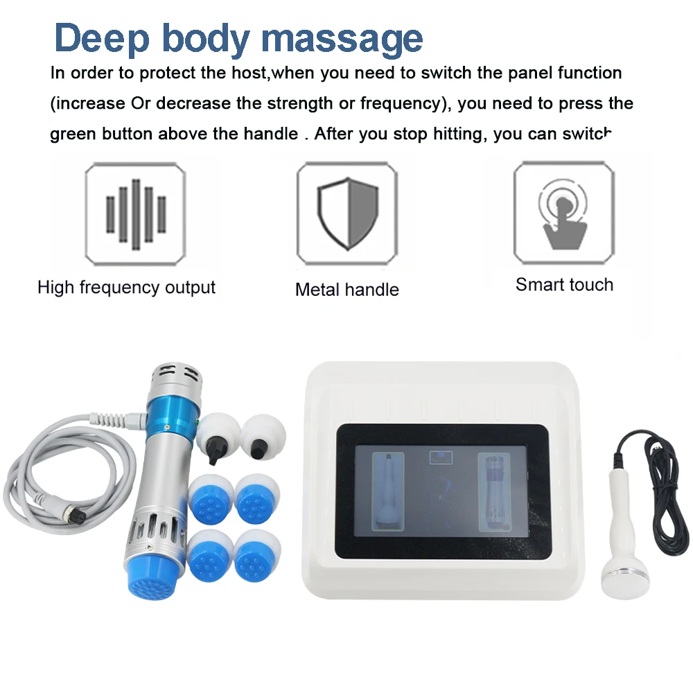 300mj ED Therapy Shockwave Therapy Machine Shock Wave Equipment Treatment Pain Relief Body Relax Ultrasound Physiotherapy Device