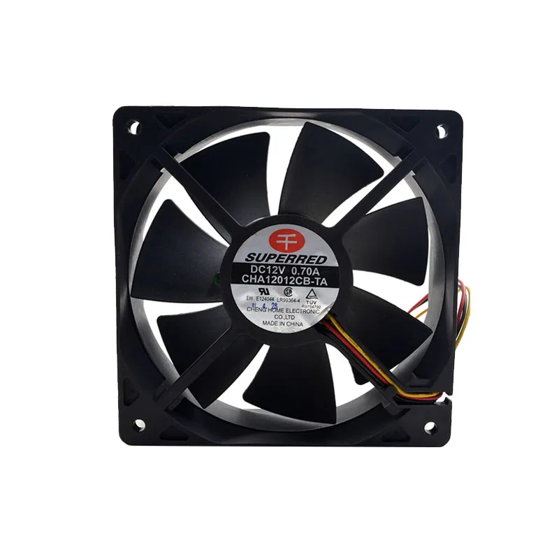 NEW ORIGINAL CHA12012CB-TA 12V 0.70A 12038 120*120*38mm 12cm COOLING FAN RADIATOR