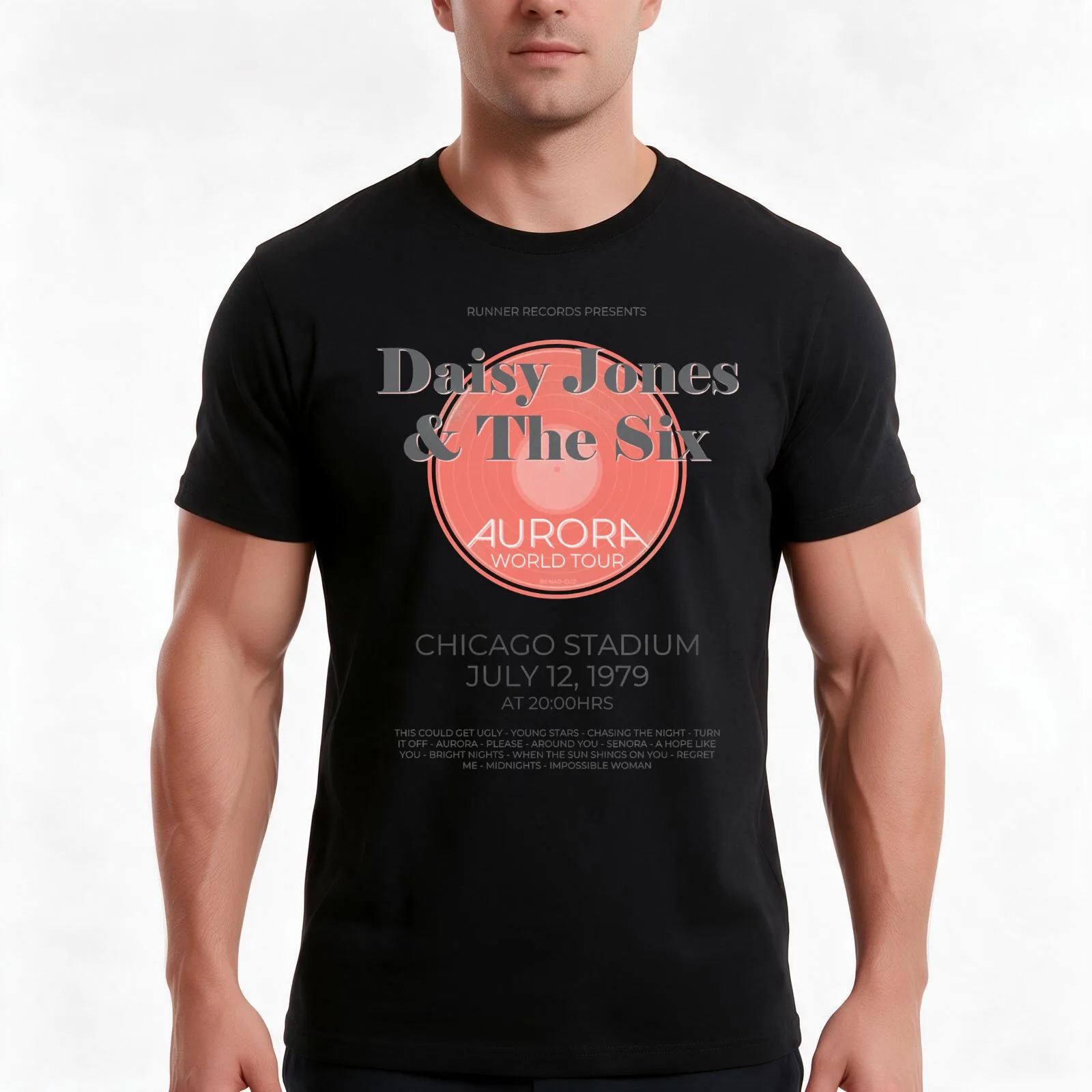 Daisy Jones & The Six T-Shirt, Summer Casual Cotton Tee, Oversized Streetwear Tops, Vintage Graphic Print, Unisex Men Women