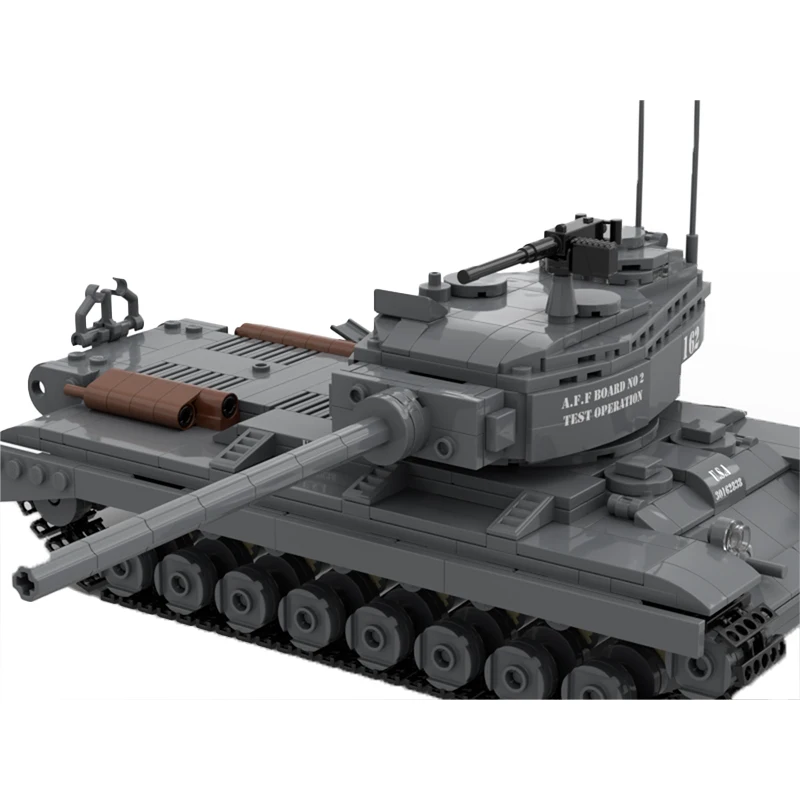 Military Vehicle Series Heavy Tank T29 V2 MOC-132269 Building Block Collection Experts DIY Model Puzzle Originality Brick Toys