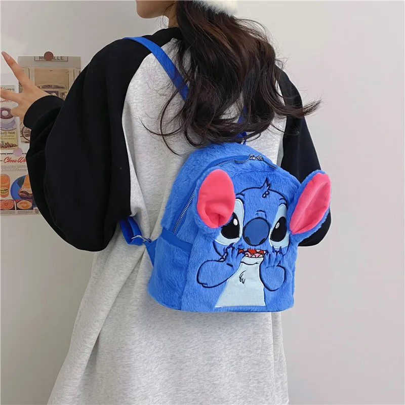 Nuovo zaino Disney Ins giapponese punto blu divertente cartone animato zaino per studenti di grande capacità borsa per asilo regalo per bambini