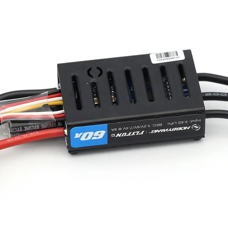 

Hobbywing FlyFun V5 40A 60A Brushless FPV ESC Speed Controller for 3-6S Lipo for RC Multicopter Drone