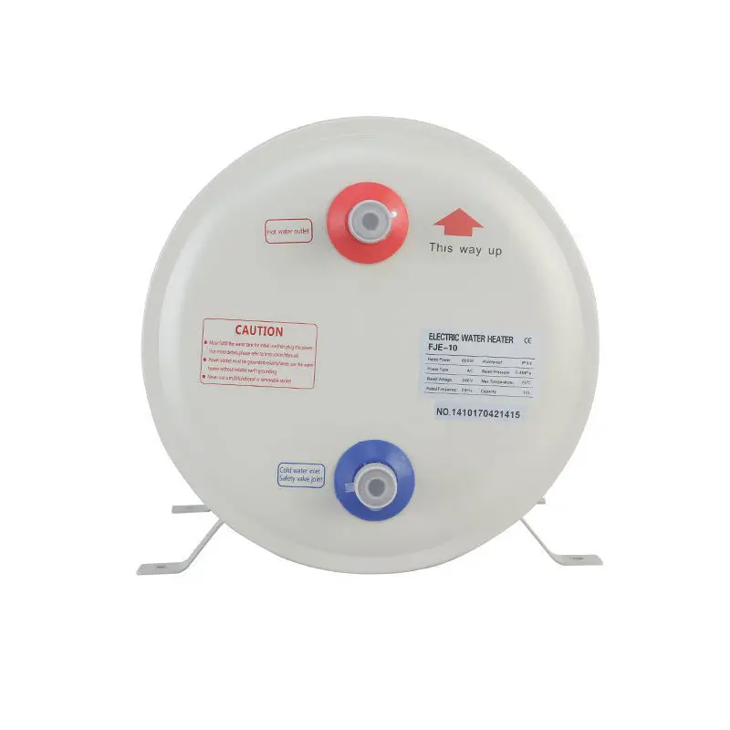 Acessórios para RV 6L DC12V / 220V RV Camper Aquecedor de água elétrico com display de diodo emissor de luz Aquecedor de água montado na parede