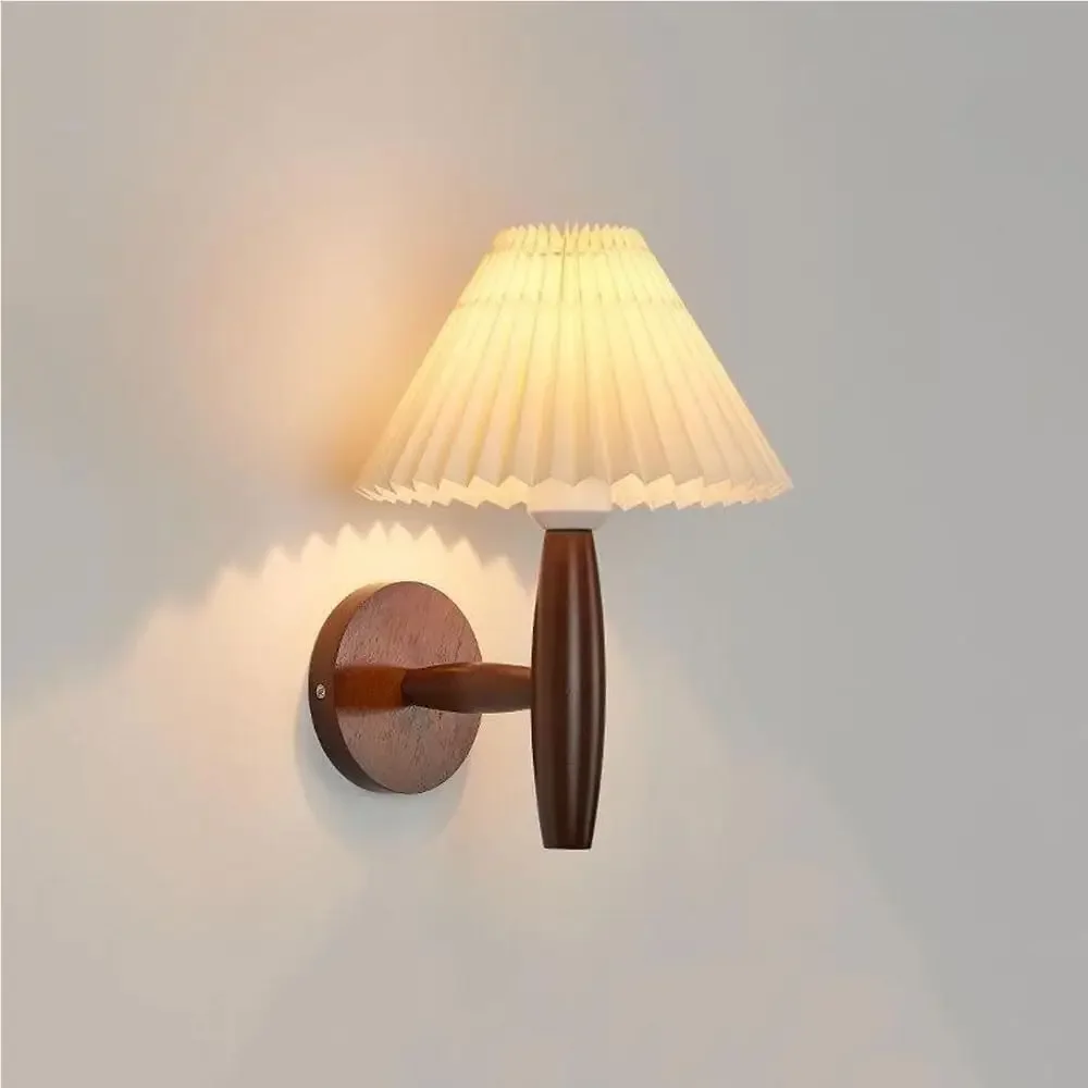 Wall Light Paper Umbrella Creative LED Wall Lamp Bedside Sconces Fixtures for Home Decorations Japan Style Bedroom Livingroom