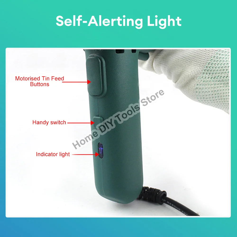 Electric Soldering Iron 80W 100-220V Hand-Held Internal Heating Automatically Send Tin Gun Welding Repair Tools