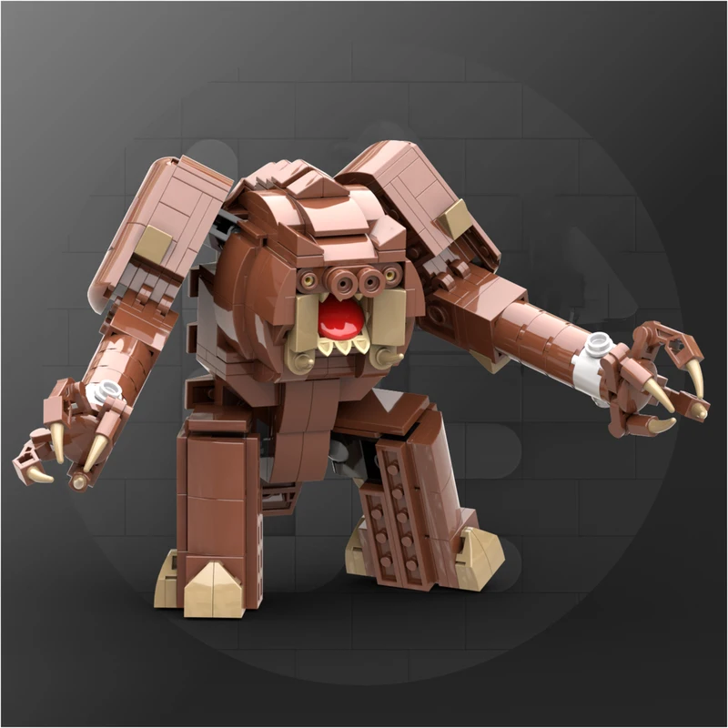 

369PCS MOC Space Battle Rancor Model Building Blocks DIY Creative Assembly Building Blocks Display Gift Decoration Birthday Set
