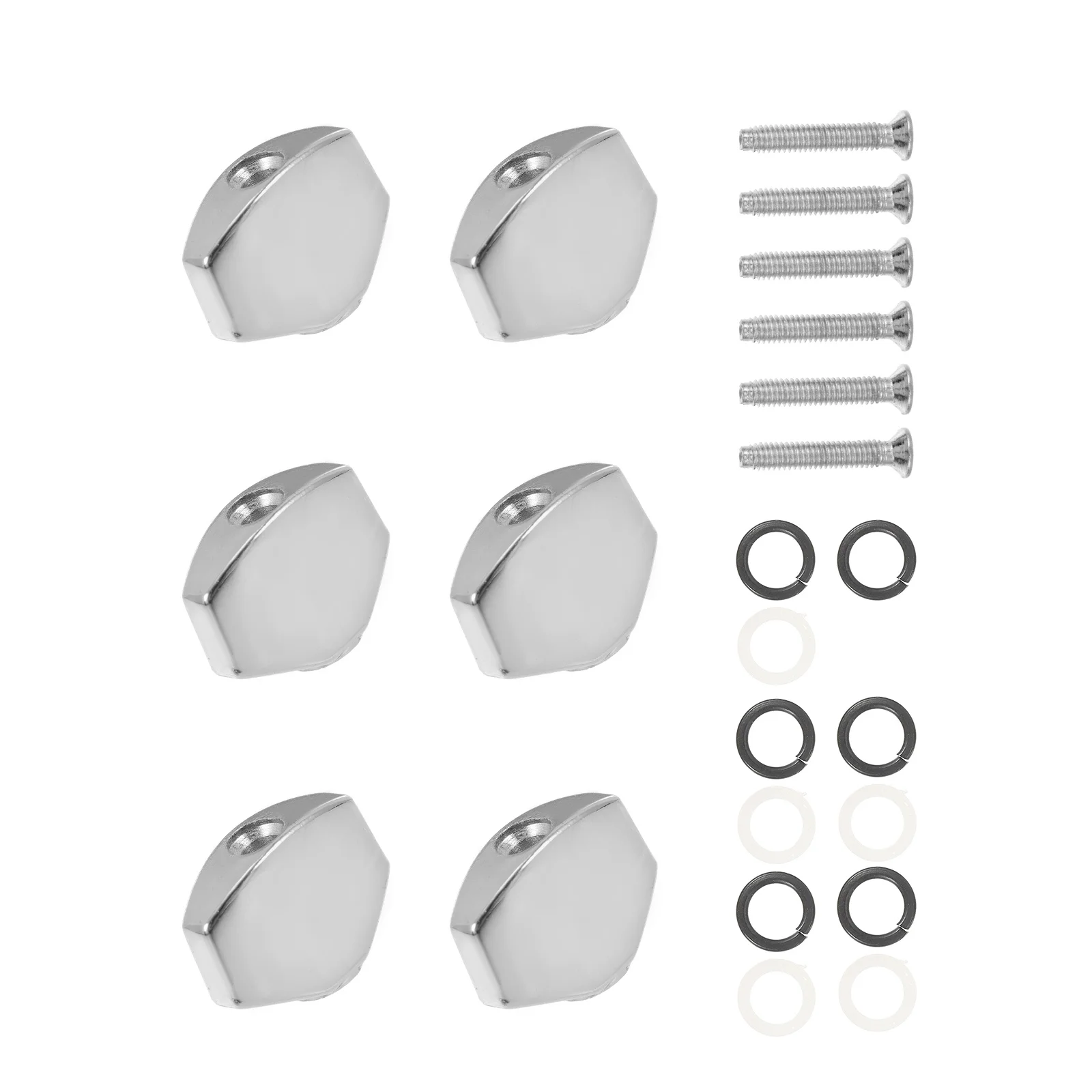 

6Sets Guitar Tuning Tool Handles High Performance Safe Guarantee Good Materials Must Have for Guitarists Folk Tuning Handles