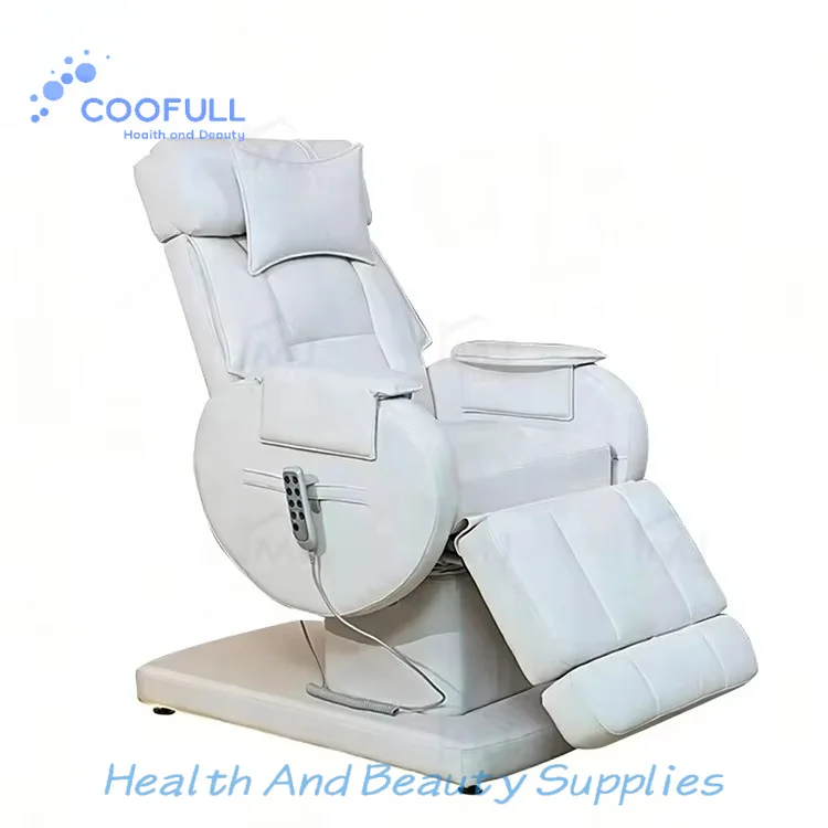 Coofull Luxury Salon Electric Beauty Beds Hydraulic Massage Table Facial Bed With Motors