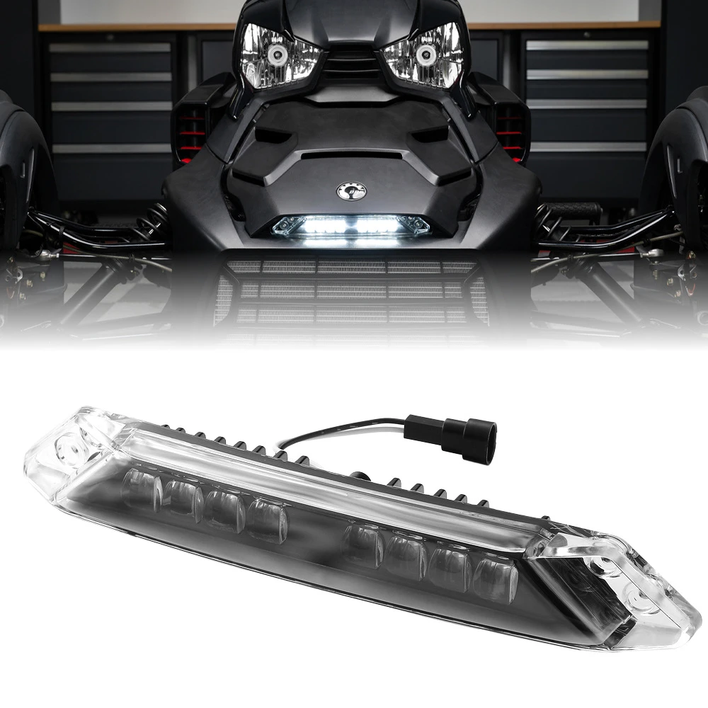 LED Auxiliary Light Kit for Can-Am Ryker Front LED Signature White Light Daytime Running Light DRL for Can Am Ryker 600 900