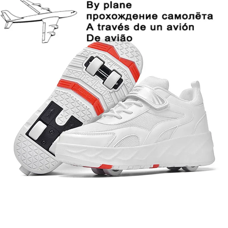 子供のためのユニセックスローラースケート,ユニセックス,子供のための4つの車輪付きの靴,救急車,ランニング