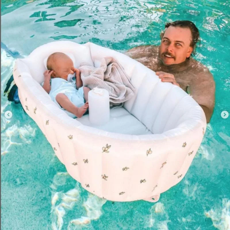 2025 New Inflatable Bathtub for Infants and Young Children, High Beauty Baby PVC Bathtub, Foldable Bathtub, Gaming Pool