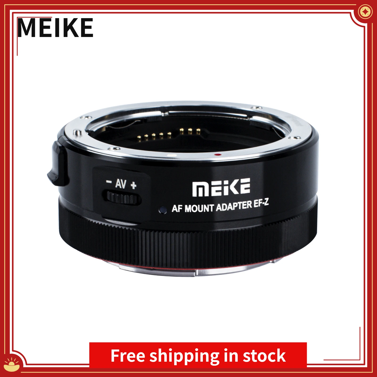 

Meike MK-EFTZ-B Auto-Focus Mount Adapter for Canon EF/EF-S Lenses to Nikon Z Series Cameras Z5 Z6 Z7 Z50 Z6II Z7II