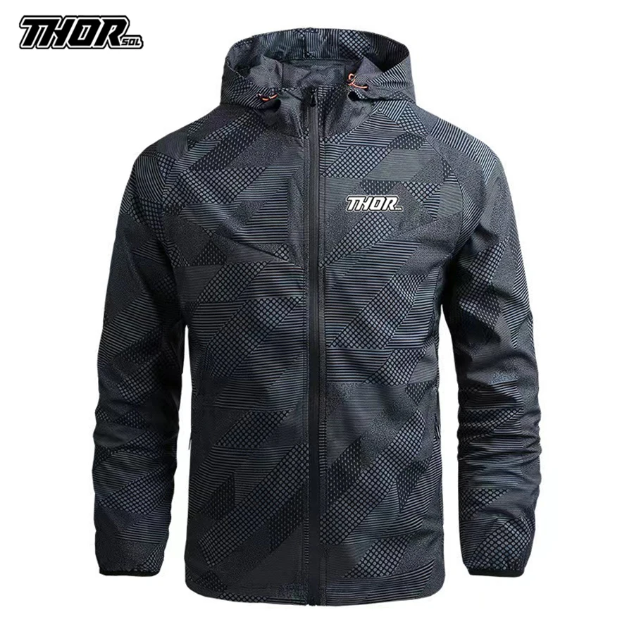 THORSOL 2025 Autumn Winter Riding Jacket Fashion Bicycle Windbreaker Cycling MTB Bike Clothing