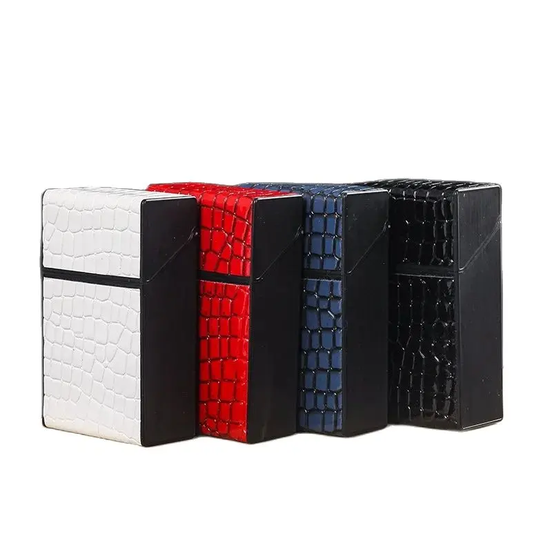 Cigarette Case for Men and Women, High Plastic Storage Box, Smoking Accessories Gift, 20 King Size, 1Pc