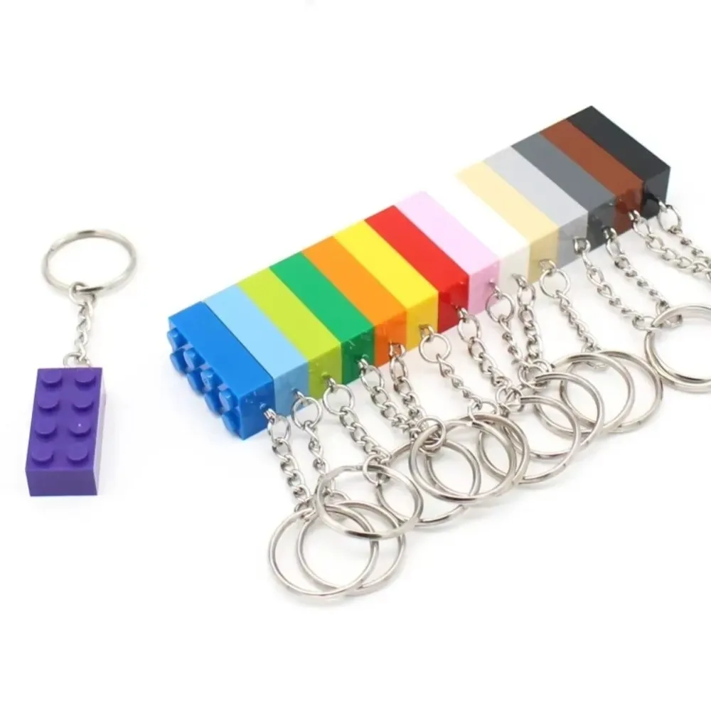 Gift Colorful DIY Brick Keychain Fun Building Block Building MOC Brick Keychain
